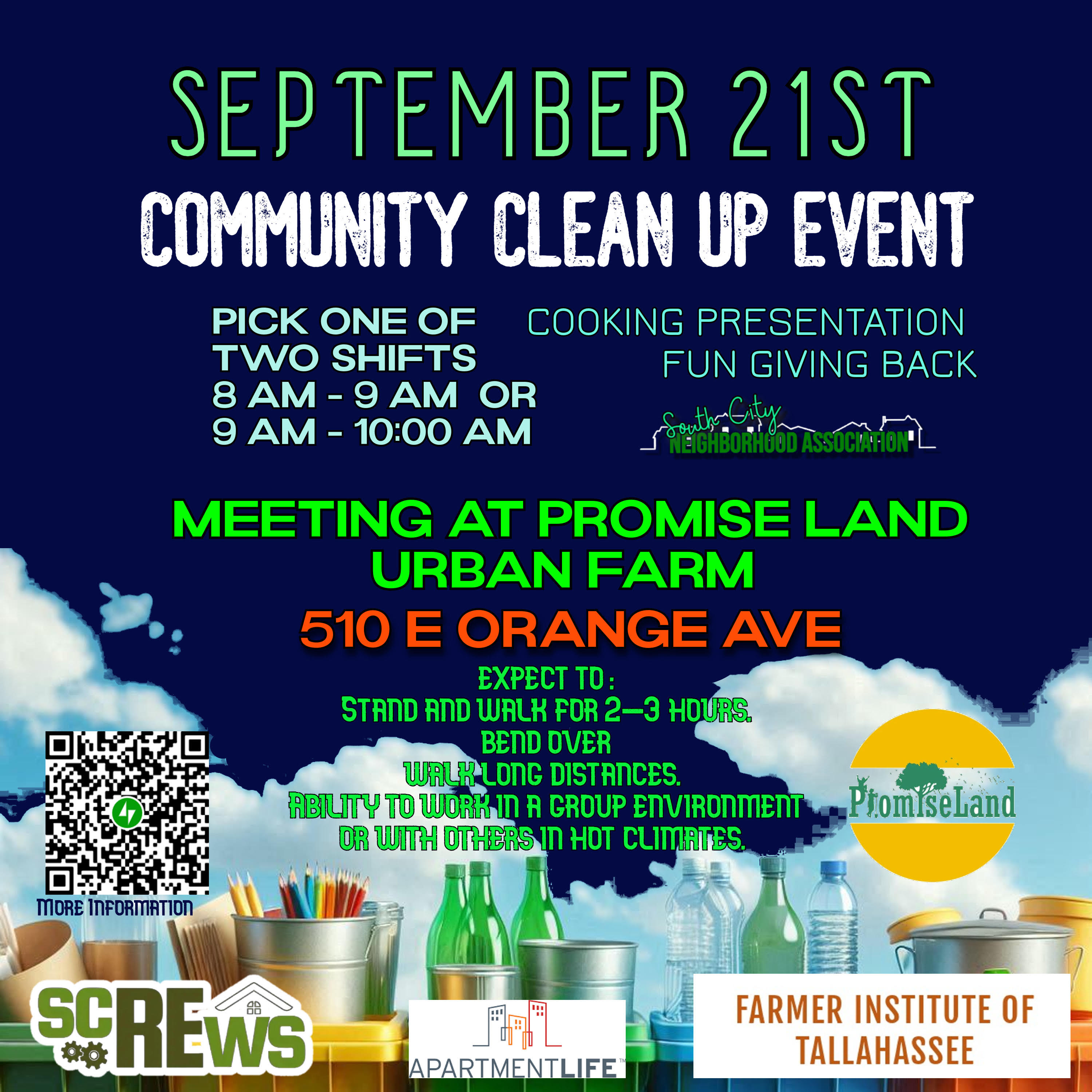 September 21st South City Clean Up