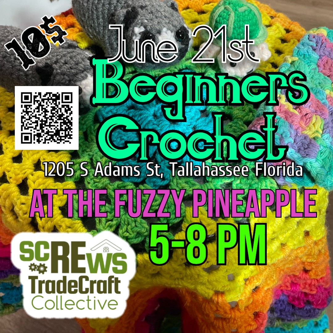 June 21st Introductory to Crochet
